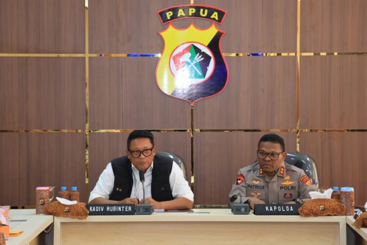 Kadiv Hubinter Polri Laksanakan Courtesy Call di Polda Papua