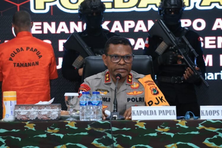 Konferensi Pers Kapolda Papua Terkait Penangkapan DPO Aske Mabel