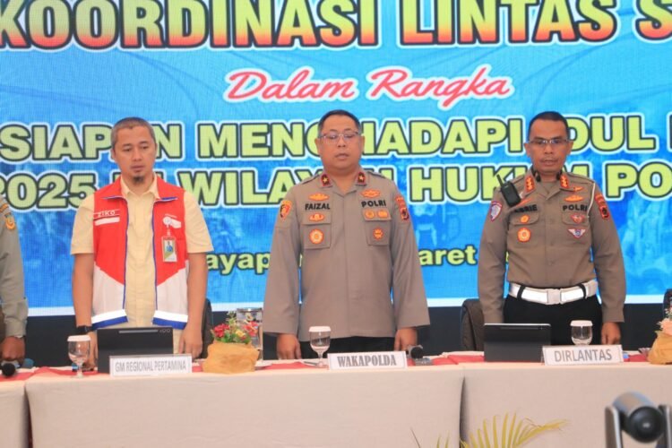 Wakapolda Papua Pimpin Pelaksanaan Rapat Koordinasi Lintas Sektoral Dalam Rangka Operasi Ketupat Cartenz – 2025
