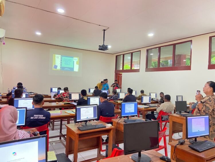 Polda Papua Gelar Ujian Sertifikasi Uji Kompetensi Tingkat Dasar dan PBJP Level-1