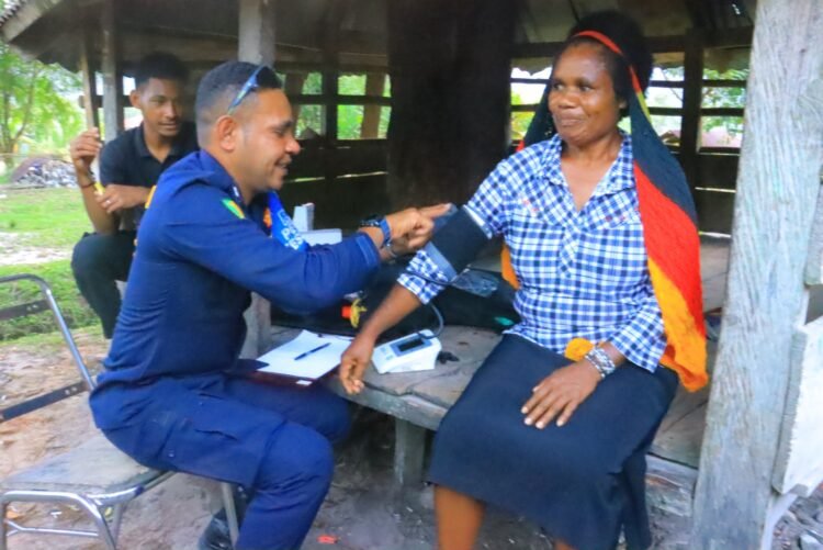 Subsatgas Keladi Sagu Operasi Rasaka Cartenz 2025 Gelar Pelayanan Kesehatan Gratis di Yalimo