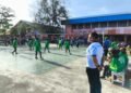 Polres Merauke Amankan Pertandingan Voli Kapolres Cup 2025