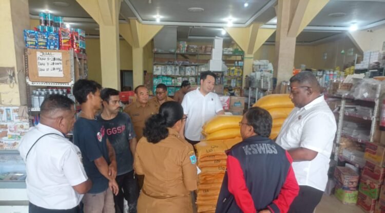 Satgas Pangan Kabupaten Mappi Tertibkan Harga dan Cek Ketersediaan Beras di Sejumlah Toko dan Distributor