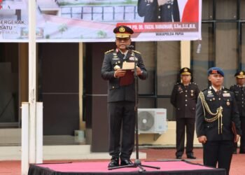 Polda Papua Gelar Upacara Peringatan Hari Sumpah Pemuda ke-97 Tahun 2025