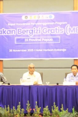 Pemprov Papua Gelar Rakor Program Makan Bergizi Gratis, Polda Papua Tegaskan Dukungan Penanganan Stunting