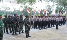 Polres Keerom Laksanakan Apel Kesiapsiagaan Jelang Kalender Kamtibmas