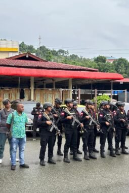 Personel Gabungan Polda Papua Gelar Patroli Antisipasi Kalender Kamtibmas Lokal Papua