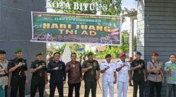 Ziarah Rombongan, Dandim 1310/Bitung, Tegaskan Ikrar Bakti Di Hari Juang TNI AD Ke-80