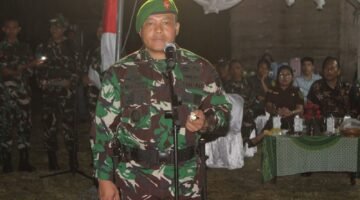 Perkuat Sinergi TNI – Rakyat, Hukum Tua Kema Dua Ariantje Loho, Lepas Peleton Beranting Yudha Wastu Pramuka Jaya