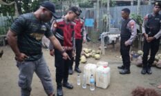 Polres Sarmi Polda Papua Kembali Gelar Razia Miras Jelang Natal dan Tahun Baru