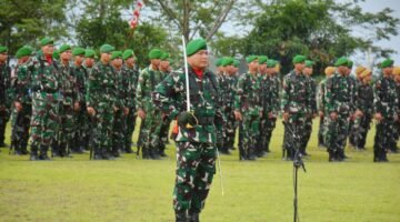 Upacara Peringatan Hari Juang Infanteri Ke-77 Tahun 2025, Dandim 1310/Bitung Sukses Jalankan Tugas sebagai Komandan Upacara