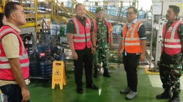 Pererat Hubungan Kemitraan, Dandim 1310/Bitung Kunjungan Kerja ke PT Tirta Investama Airmadidi