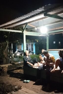 Ciptakan Rasa Aman, Personel Polsek Kurik Laksanakan Sambang Poskamling di Distrik Kurik