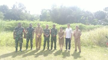 Pastikan Survey Lahan Berjalan Aman, Danramil 05 Kauditan Kawal Pengukuran Lokasi KDKMP