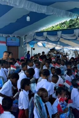 Wakapolda Papua Barat Resmikan SPPG Terpencil di Kampung Wamesa, Dukung Program Makan Bergizi Gratis