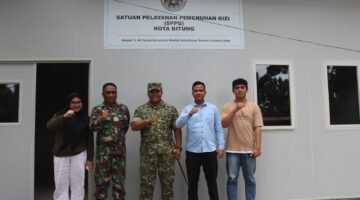 Dandim Kodim 1310/Bitung Tinjau Dapur Sehat SPPG, Pastikan Standar Gizi dan Kebersihan Terjaga