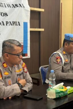 Bid Propam Polda Papua Gelar Gaktibplin di Polsek Muara Tami, Kedisiplinan Personel Jadi Fokus Utama