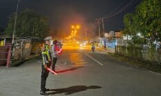 Satlantas Polres Sarmi Pastikan Ibadah Kamis Putih Berjalan Aman dan Lalu Lintas Terkendali