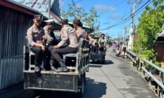 Polres Asmat Terjunkan Personel Patroli Harkamtibmas Amankan Peringatan Hari Buruh di Kota Agats