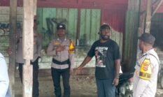 Sat Binmas Polres Tolikara Sambangi Pangkalan Ojek di Desa Ampera, Perkuat Kemitraan dan Keselamatan Berkendara