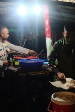 Pererat Sinergitas, Kapolsek Kelila Hadiri Silaturahmi Bersama Pos Satgas 521